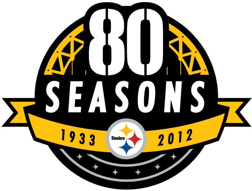 Pittsburgh Steelers 2012 Anniversary Logo iron on paper